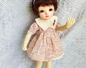 YOSD Doll Dress (5 Pcs) 1/6 BJD Vintage Outfit