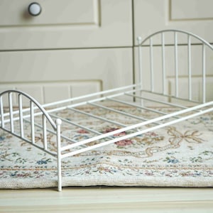 Doll Miniatures European style Metal Bed Furniture for 1:6 Scale Dolls like SD YOSD 1/6 1/3 1/4 12Doll 18Doll image 1