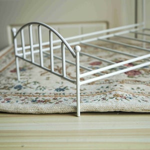 Doll Miniatures European style Metal Bed Furniture for 1:6 Scale Dolls like SD YOSD 1/6 1/3 1/4 12Doll 18Doll image 5