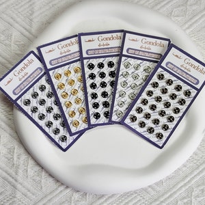 48 paires de mini boutons-pression en laiton de 6 mm, 5 couleurs, boutons pour vêtements de poupée, parfaits pour BJD et autres poupées