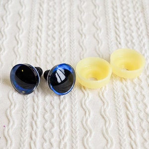 12-30mm Sparkling 3D Safety Eyes Ideal for Doll Making Crocheting and Amigurumi 10pairs Mix color zdjęcie 6