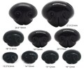 5Pcs Black Dog Nose Animal Amigurumi Safety Noses with Washers - 9 Assorted Sizes for Black Dog Nose Crafts product logo
