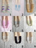 1/3 1/4 1/6 BJD Dolls Socks SD MSD socks, slouchy socks，  Knee socks, Lace socks product logo
