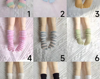 1/3 1/4 1/6 BJD Dolls Socks Calcetines SD MSD, calcetines holgados, calcetines hasta la rodilla, calcetines de encaje