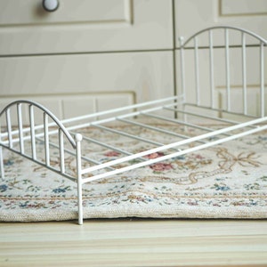 Doll Miniatures European style Metal Bed Furniture for 1:6 Scale Dolls like SD YOSD 1/6 1/3 1/4 12Doll 18Doll image 2