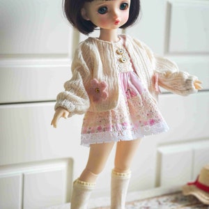 YOSD Doll Clothes 1/6 BJD doll clothes Sweater Dress Doll Dress