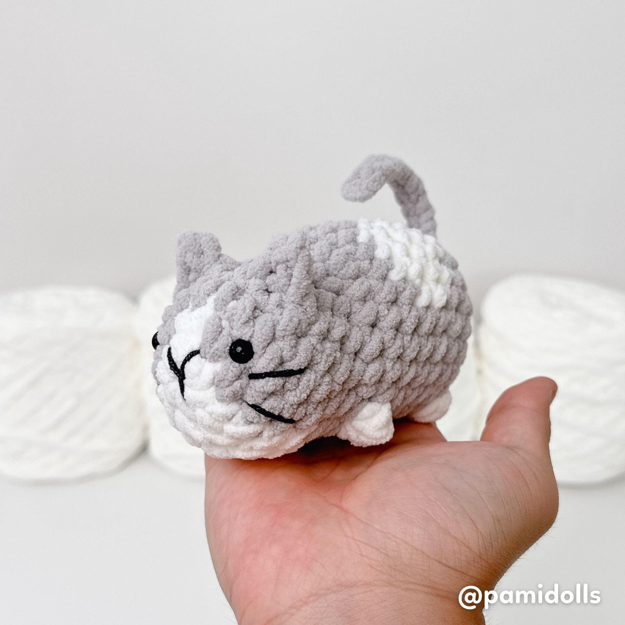 縫わずに作れるミニ猫パンのあみぐるみ編み図集（PDF） - Etsy 日本