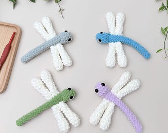 縫わずに作れるトンボのあみぐるみ編み図（デジタルPDF） - Etsy 日本