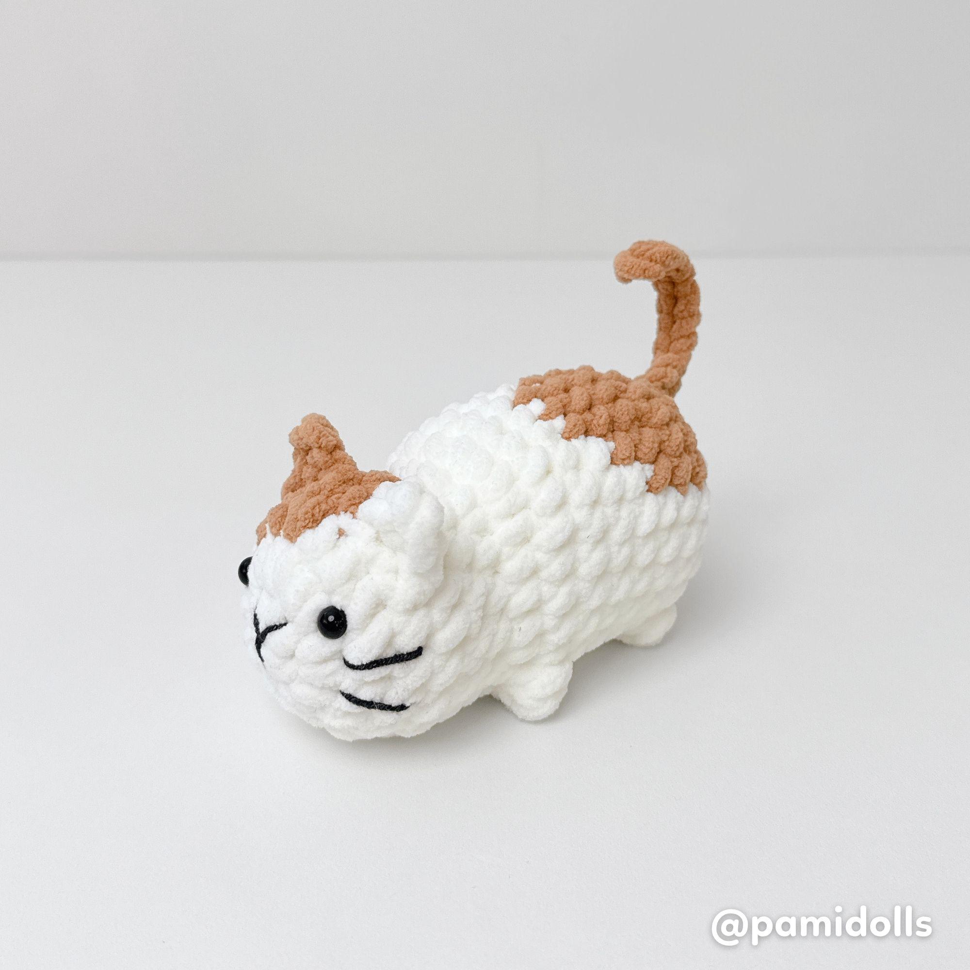 縫わずに作れるミニ猫パンのあみぐるみ編み図集（PDF） - Etsy 日本