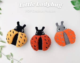No-Sew Ladybug Amigurumi Crochet Pattern (PDF)