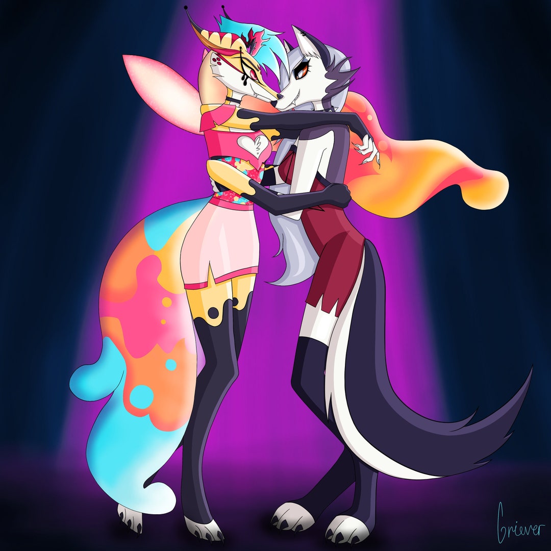 Saccharine / Beelzebub X Loona Art Print 12x12 Etsy