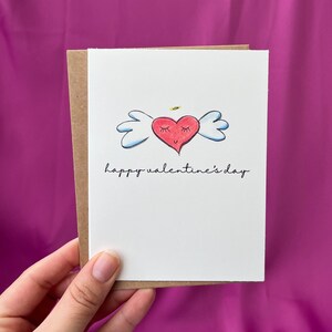 Valentine&#39;s Day Cupid Greeting Card | Blank Greeting Card