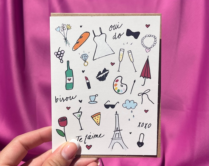 Paris Wedding Card | French Wedding | Wedding in France
