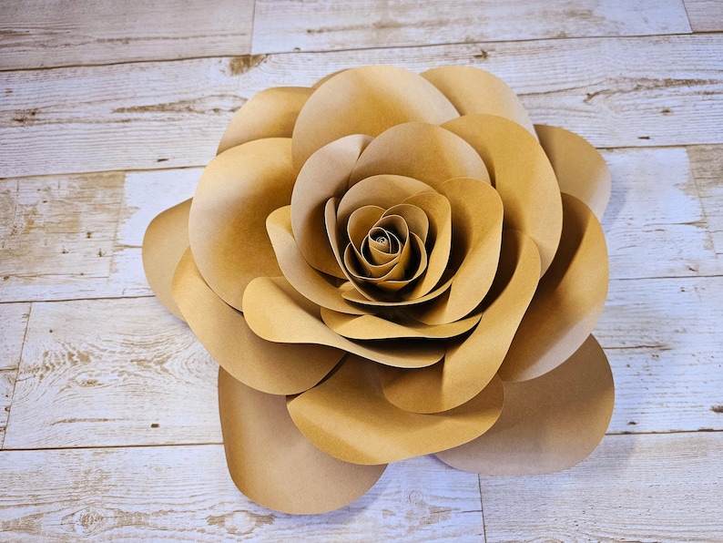 Large Paper Rose SVG Template: DIY Floral Decor (digital Download - Etsy
