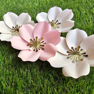 Modelli di rose di carta, fiori di carta in formato SVG, PDF, fiori di carta 3D in formato SVG, rosa di carta in formato SVG, Rose in formato Svg PDF, DXF. Fiore in formato SVG, Fiore n. 116,