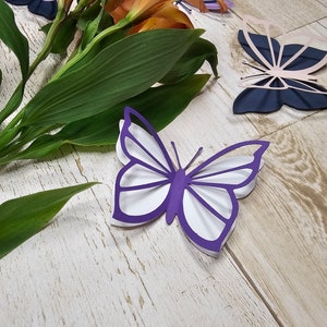 Modèle papillon, papillons SVG, svg papillon 3D, papillon bricolage, fichiers SVG Cricut, papillons, papillon Svg pour Cricut, modèle Svg