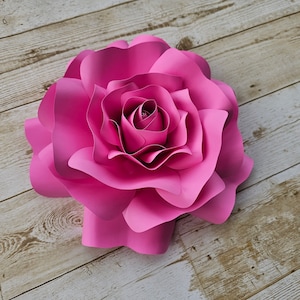 Modelli di rosa di carta n. 8, fiori di carta in formato SVG, fiori di carta 3D in formato SVG, rosa di carta in formato SVG, rosa in formato SVG, fiore in formato SVG, grande rosa in formato SVG, modello creazione fai da te