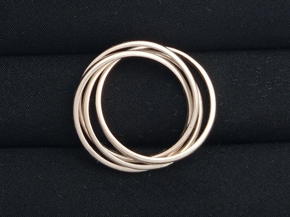 Vintage Handmade 925 Sterling silver ring, multi-… - image 2
