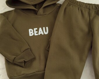 Custom baby/toddler/kids sweatsuits, personalized kids sweatshirt and sweatpants, baby/toddler sweatsuit