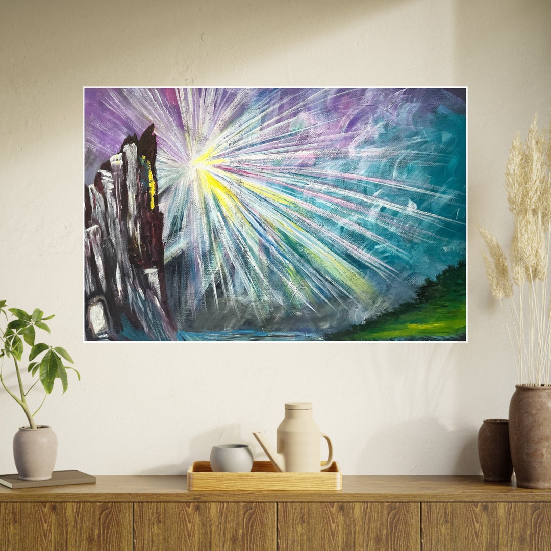 Castle Magic | Intuitive Painting | Visionary Art | Fantasy Art | Satin ...
