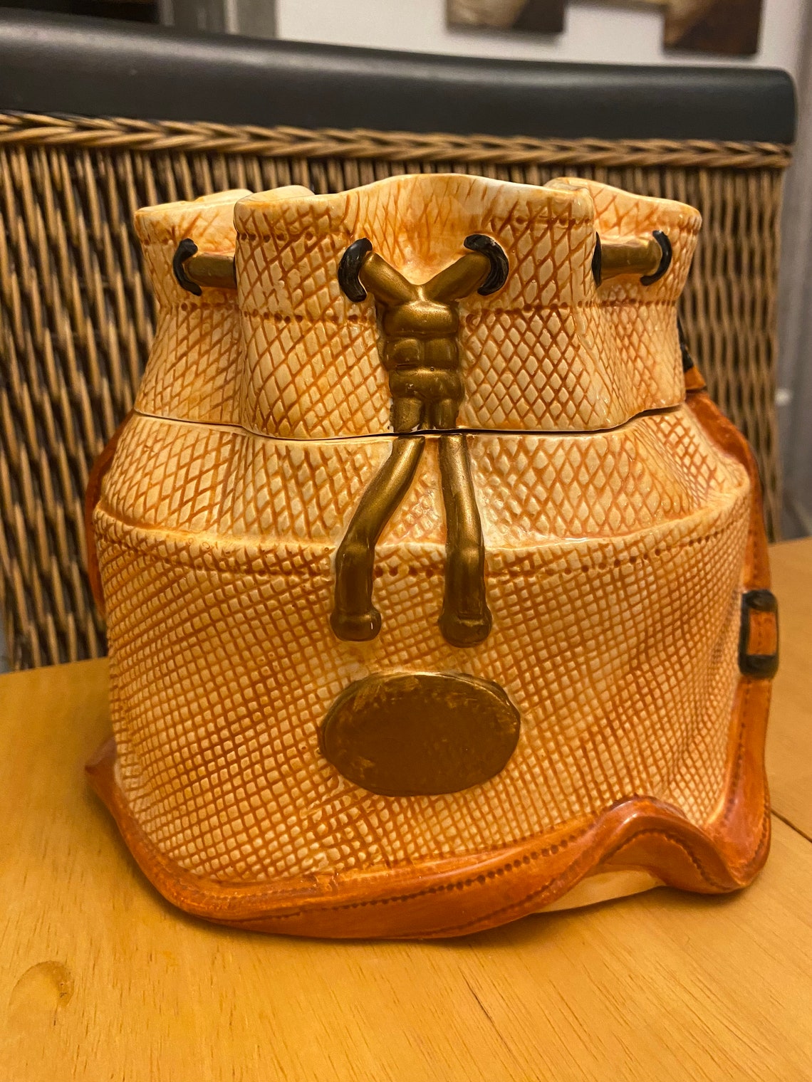 Ceramic Backpack Satchel Bookbag | Embossed | Detachable | Whimsical ...