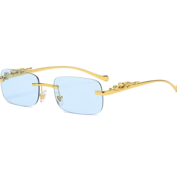 lunettes de soleil vintage sans monture