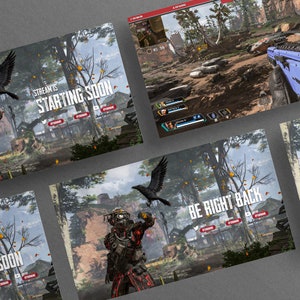 Apex Legends Animated Stream Overlay | Apex Legends Overlay For Twitch And Youtube