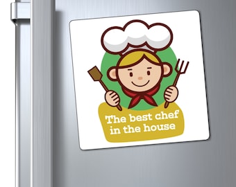 Fridge Magnets, Magnet with Message, Cook Magnet, Kitchen Decor