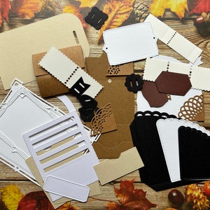 Slotted tags/Embellishments die cuts