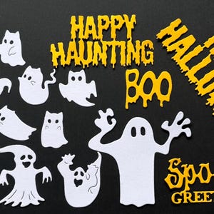 Papier découpé pour Halloween