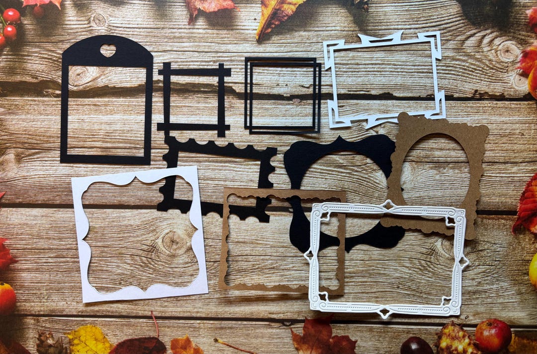 Paper Frames Die Cut Outs - Etsy