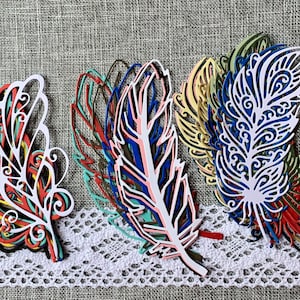 Plumes découpées