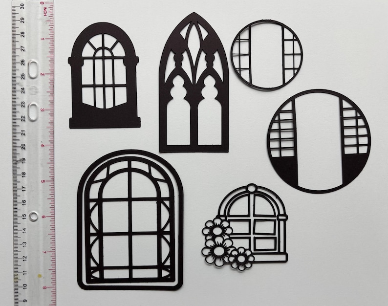 Rectangular Window Cutouts Windows/doors Large Paper Die Cut Outs - Etsy Canada