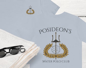 Camiseta del club de waterpolo de Poseidón, camiseta del equipo de waterpolo, camiseta de waterpolo, regalo genial para nadar de mitología griega, regalo para nadadores adolescentes, waterpolo