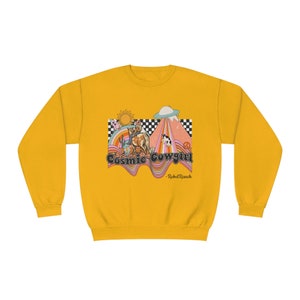 Cosmic Cowgirl Western Unisex NuBlend® Crewneck Sweatshirt