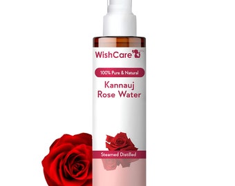 Reines natürliches Rosenwasser für Haut, Gesicht und Haare, Spray Hauttoner, Rosenwassertoner, beruhigende feuchtigkeitsspendende nährende, schöne Gesichtstoner 200 ML