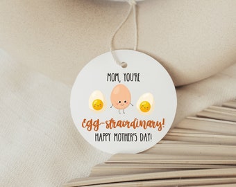 Mothers Day Gift Tag Templates - Cute Mothers day gift tag, Gift for mom, funny quote gift tag, instant download