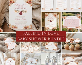 Babyparty-Set zum Verlieben, Babyparty mit kleinem Kürbis, ein kleiner Kürbis ist unterwegs, Herbst-Babyparty