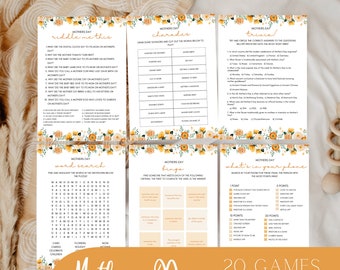 Mother's Day Games Bundle Templates - Editable Games bundle, Mothers day printable games, mothers day brunch, mothers day bundle