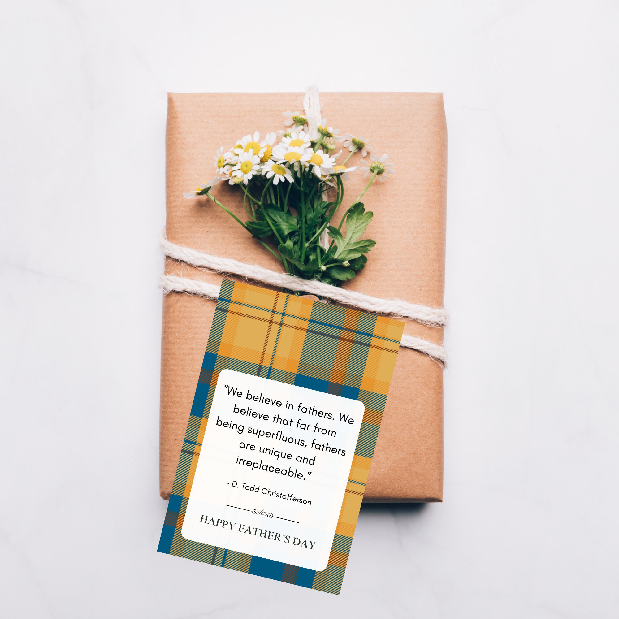 LDS Fathers Day Printable, Fathers Day Ministering Card, Fathers Day ...