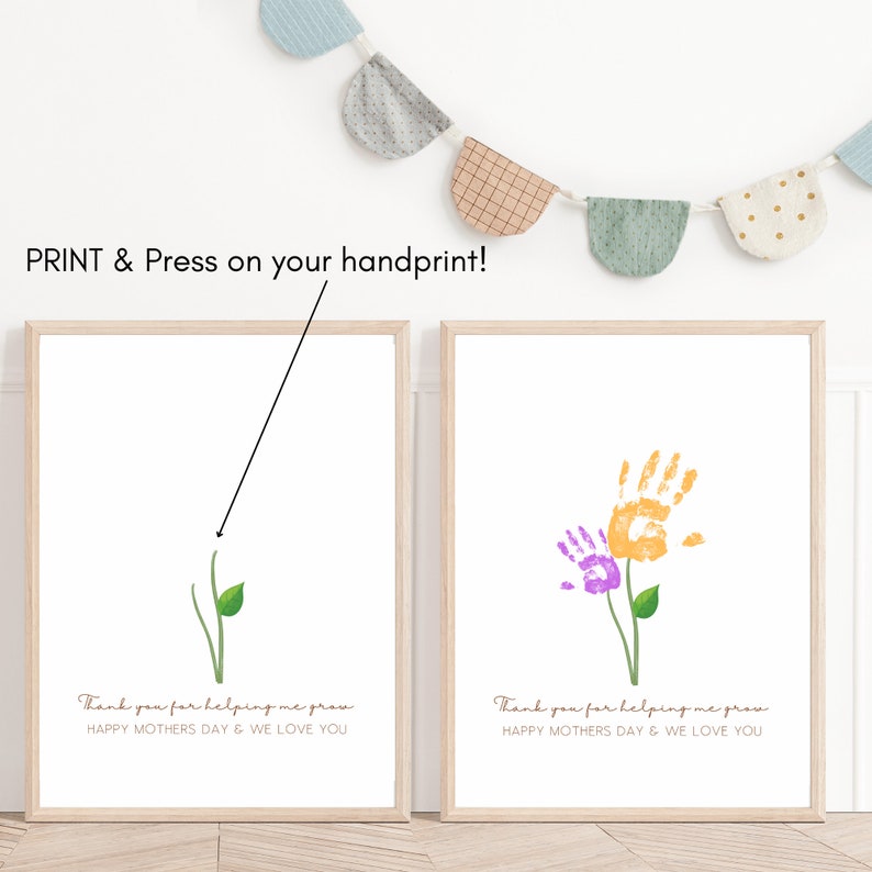 Mother's Day Handprint Art Craft - Mothers Day, Mother Day Activity ...