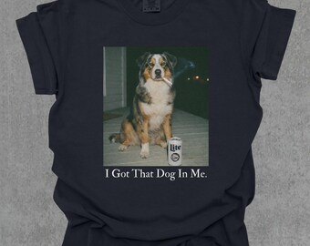 J'ai ce chien en moi, chemise chien berger australien, chemise chien drôle pour maman, cadeau pour amoureux des chiens, chemise drôle meme, t-shirt vintage Comfort Colors®