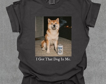 J'ai ce chien en moi, chemise pour chien shiba inu, chemise pour maman chien drôle, cadeau pour amoureux des chiens, chemise meme drôle, t-shirt vintage Comfort Colors®