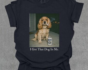 J'ai ce chien en moi, chemise pour chien cocker, chemise pour chien drôle pour maman, cadeau pour amoureux des chiens, chemise drôle meme, t-shirt vintage Comfort Colors®