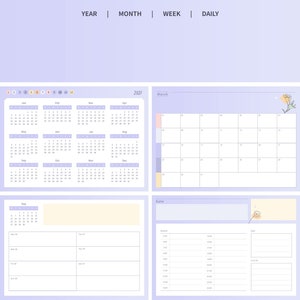 Study Calander Template，Printable Study Planner，Lesson Plan Template