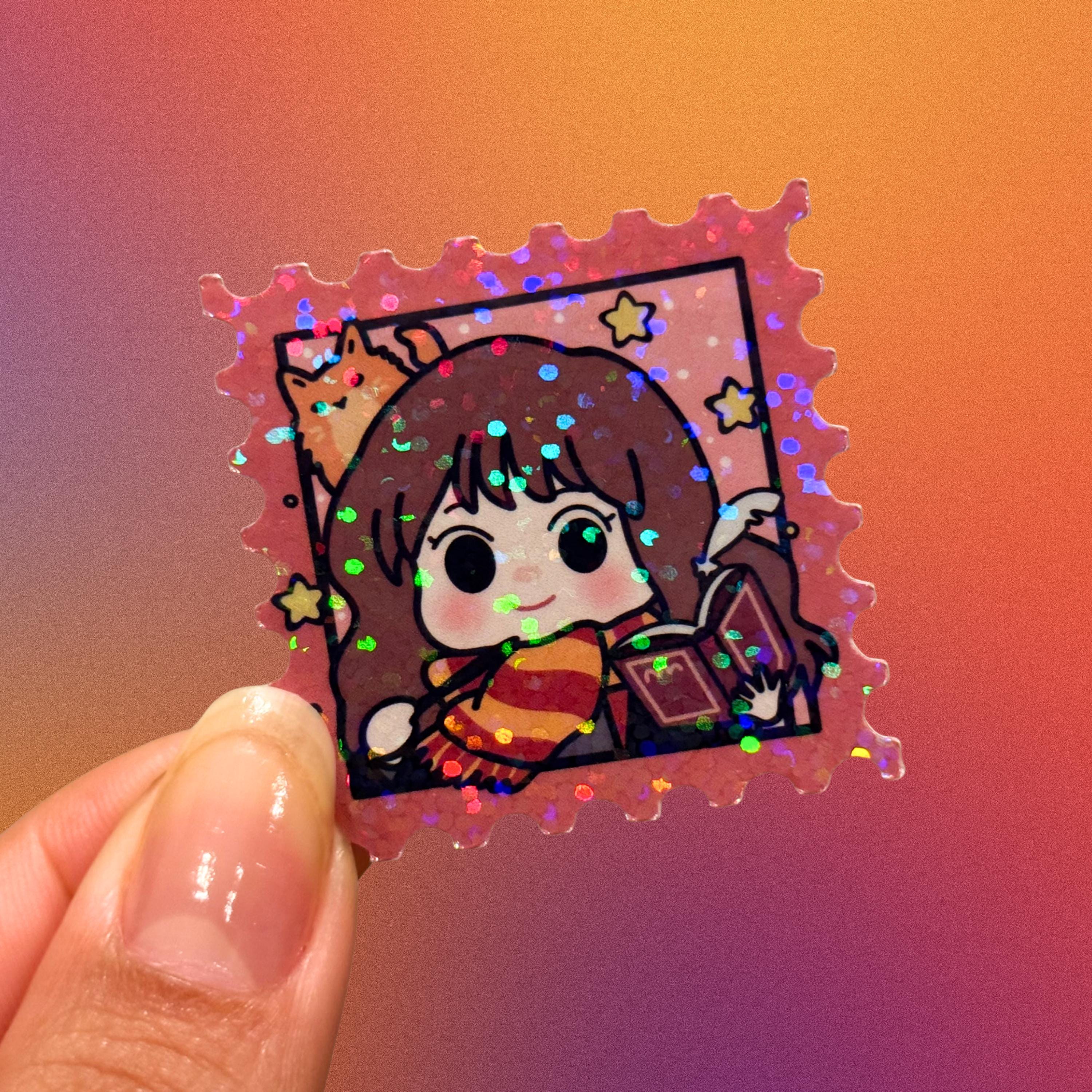 Magic Wizard Sticker Wizard Sticker, Wizard School, Magic School, Magic Sticker, Holographic ...