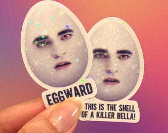 EggWard Sticker Bundle, Edward Sticker, Twilight Sticker, Edward Cullen Sticker, Funny Sticker,  Edward, Bella, Twilight Saga, Meme Sticker.