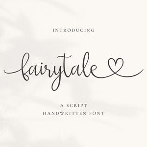 Märchenschrift, Schreibschrift, Schreibschrift, Kalligraphieschrift, Herzschrift, Hochzeitsschriften, Modern, Cricut-Schrift, Procreate-Schrift, Canva-Schrift