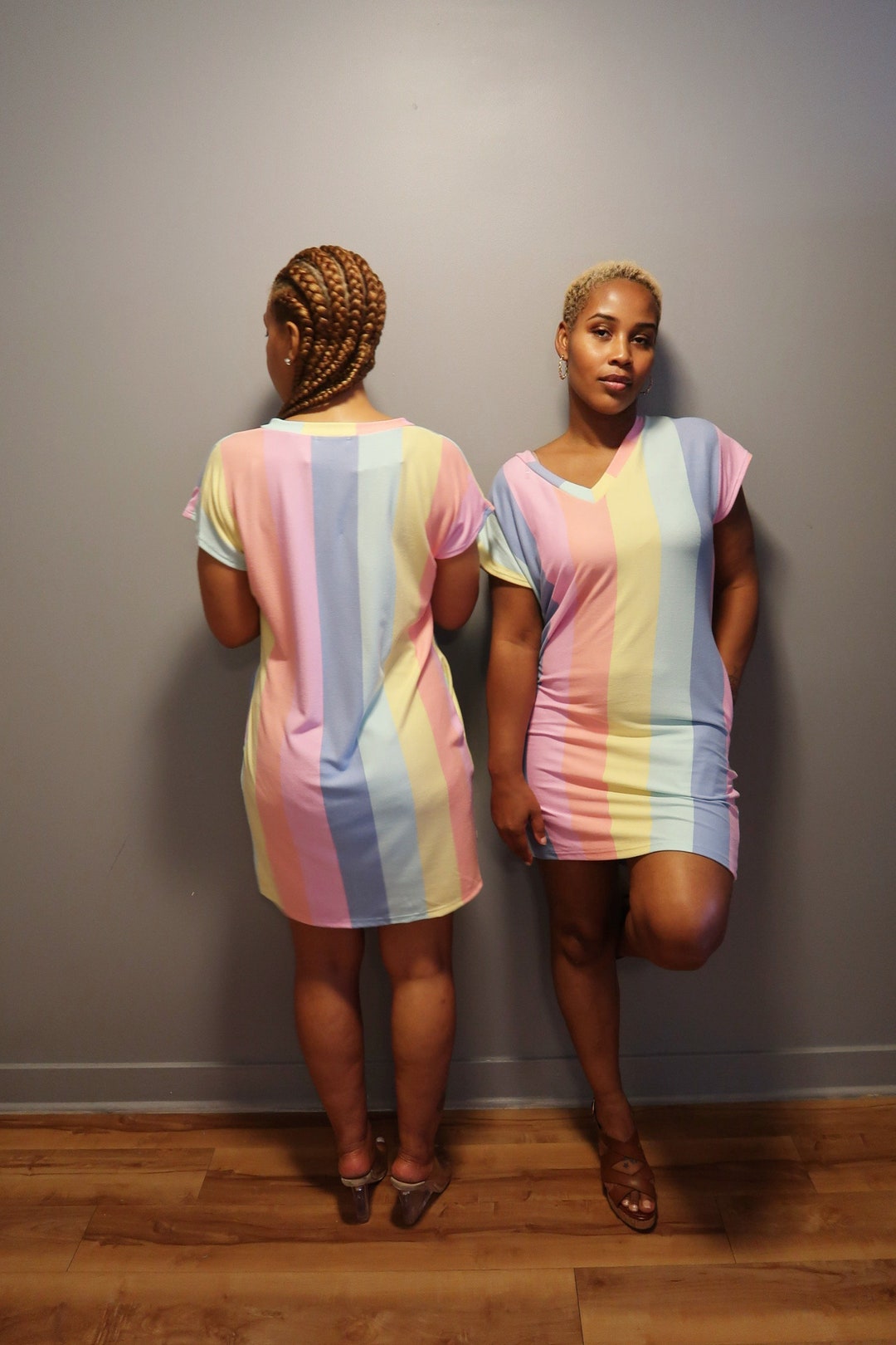 Rainbow Tshirt Dress T-Shirt Dress RAINBOW RAVE  SHALMIAK
