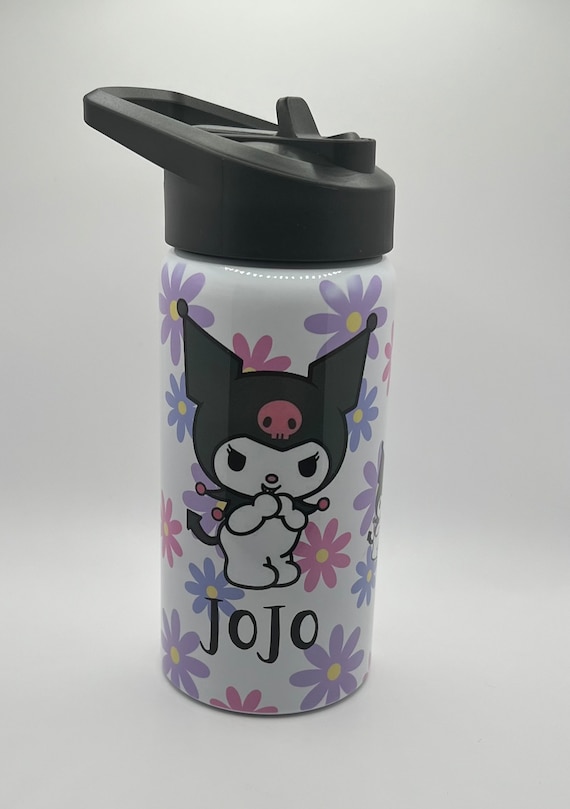 Hello Kitty Kuromi Inspired Kids Water Bottle - Etsy